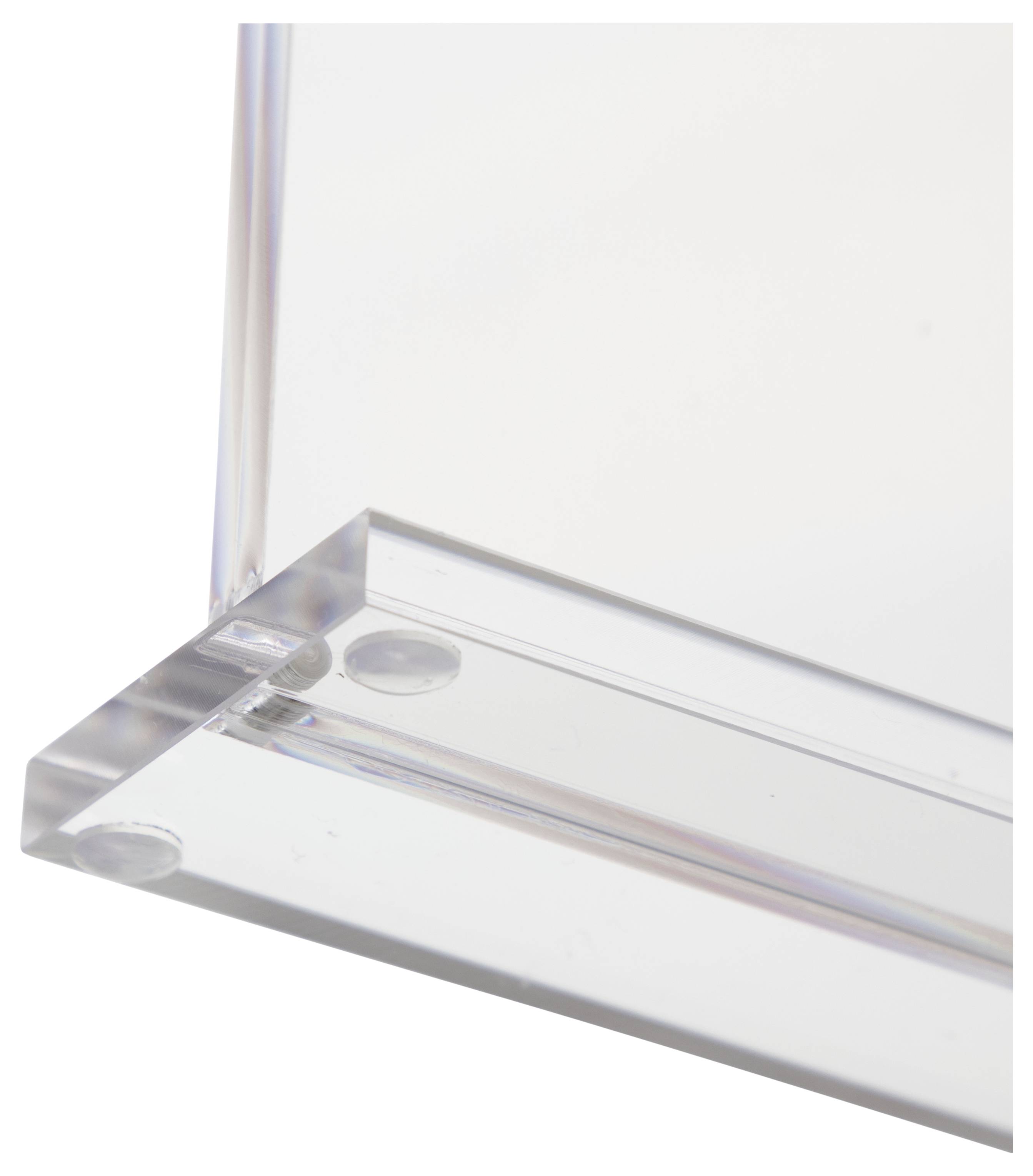 Maul 1948205 MAULvision Tischaufsteller T-Form Verwendung für Papierformat: DIN A5 Transparent 1St.