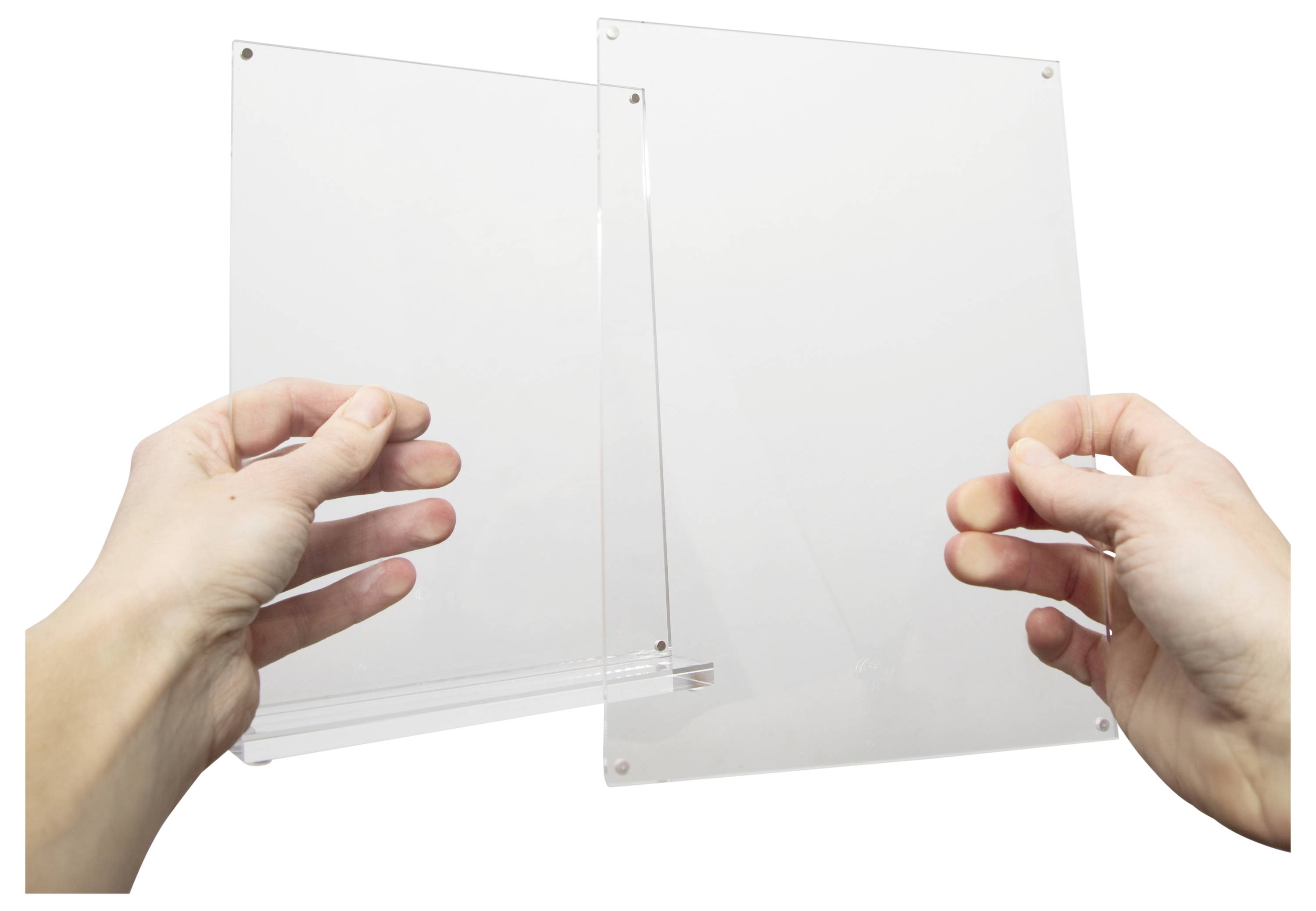 Maul 1948205 MAULvision Tischaufsteller T-Form Verwendung für Papierformat: DIN A5 Transparent 1St.