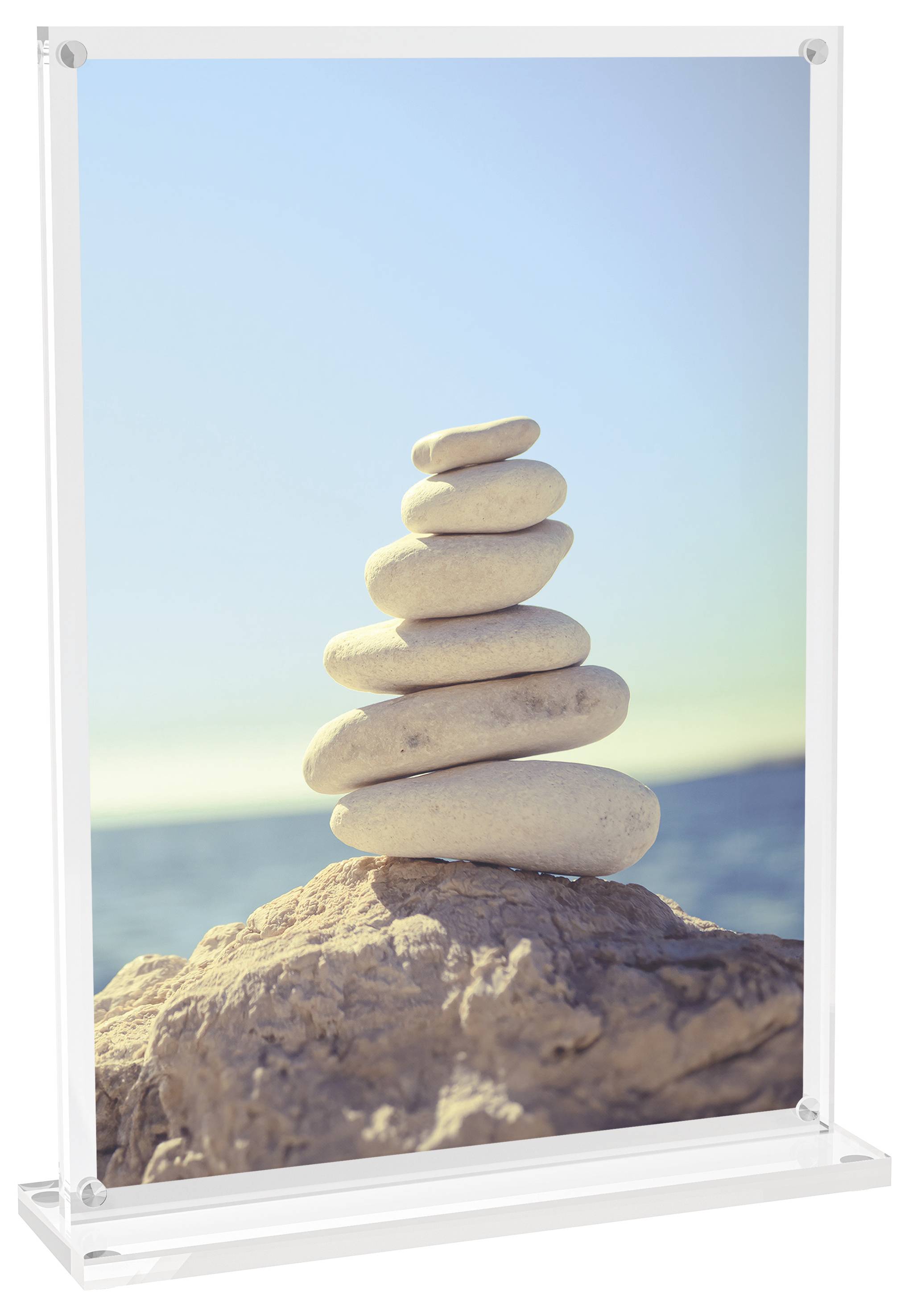 Maul 1948205 MAULvision Tischaufsteller T-Form Verwendung für Papierformat: DIN A5 Transparent 1St.