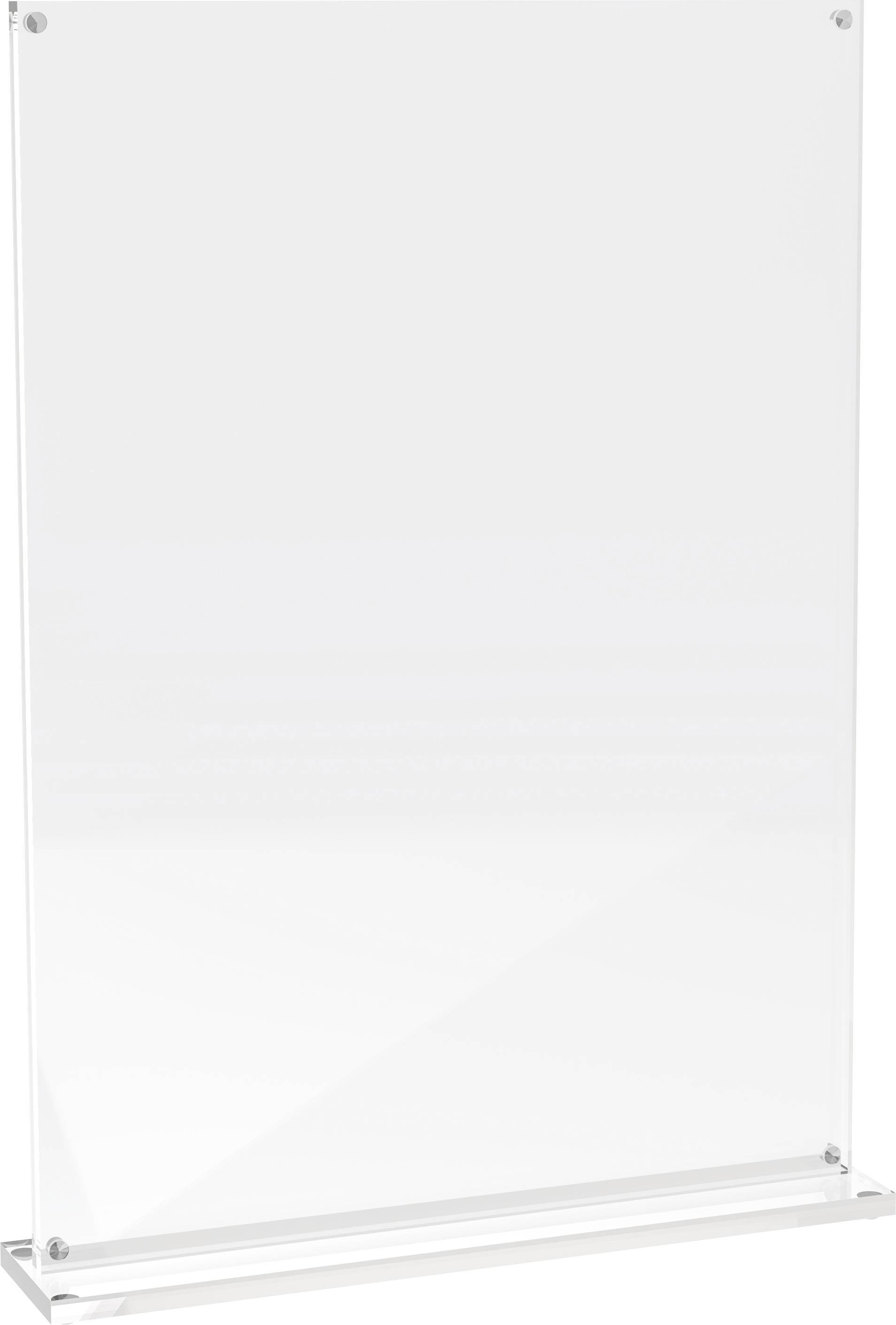 Maul 1948405 MAULvision Tischaufsteller T-Form Verwendung für Papierformat: DIN A4 Transparent 1St.
