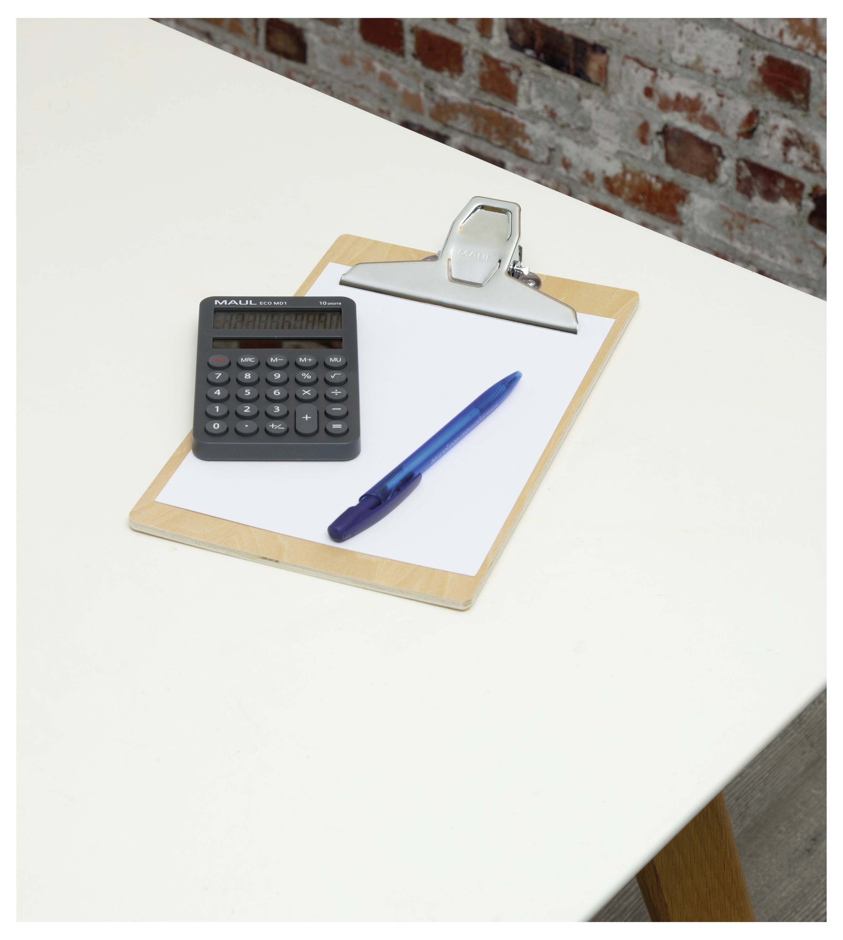 Maul Klemmbrett 2394470 Braun (B x H x T) 16 x 27.5 x 3.7cm