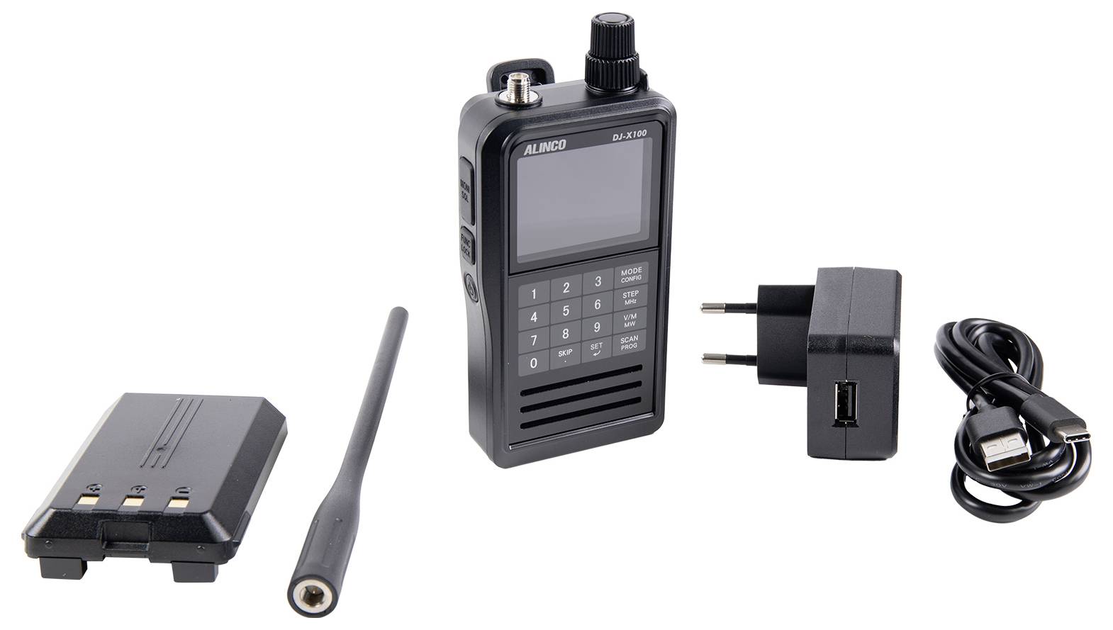 Alinco DJ-X-100-E Digitaler Multi-Mode Empfänger 1207 Funk-Handscanner