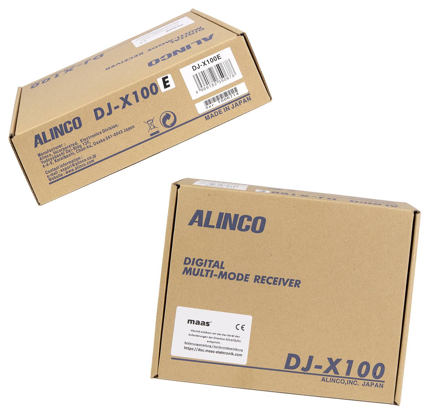 Alinco DJ-X-100-E Digitaler Multi-Mode Empfänger 1207 Funk-Handscanner