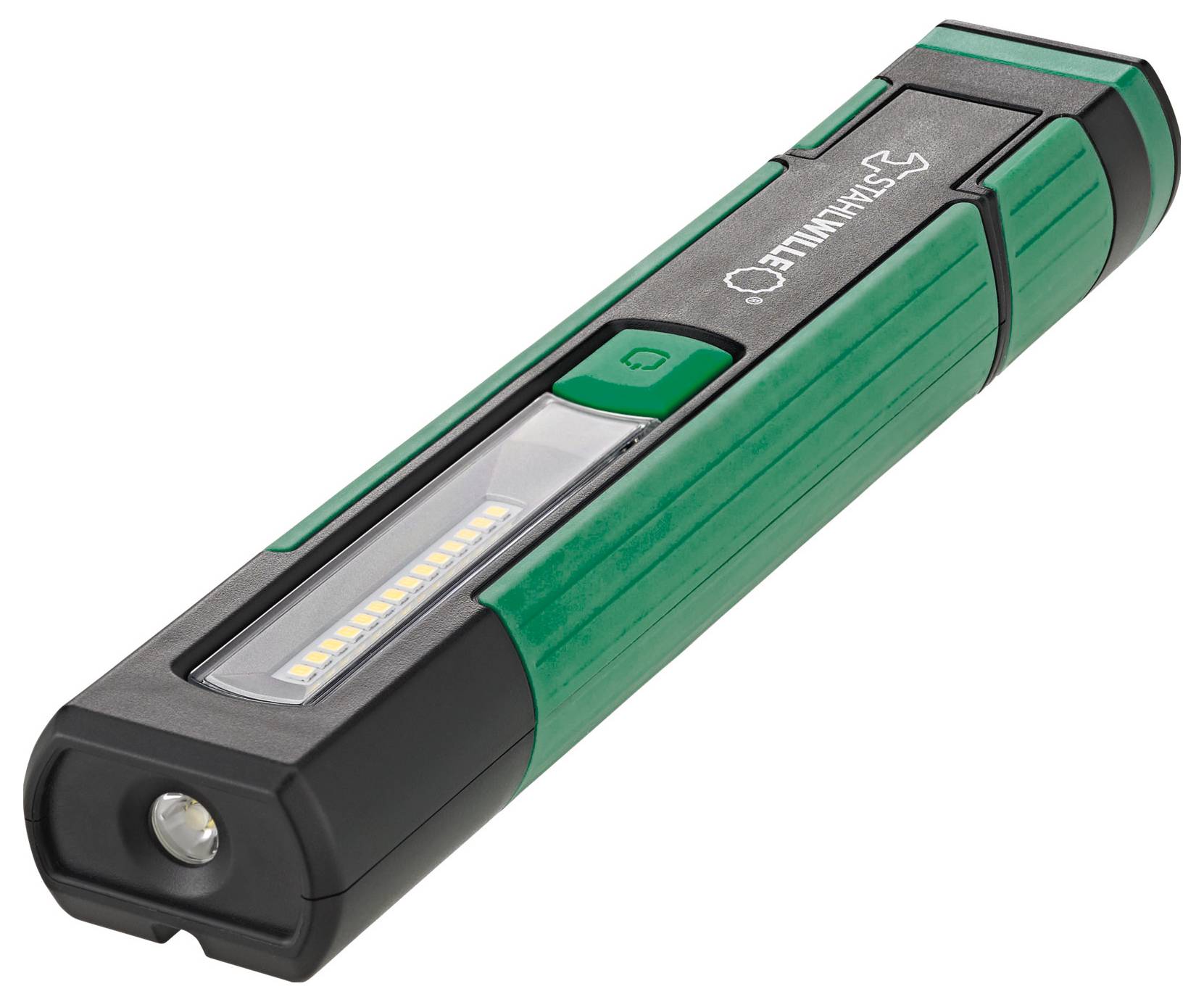 Stahlwille 77490019 LED Akku Handleuchte 1000lm, Haltemagnete, drehbare Haken, 7h Leuchtdauer 2021 Energieeffizienzklasse n.rel