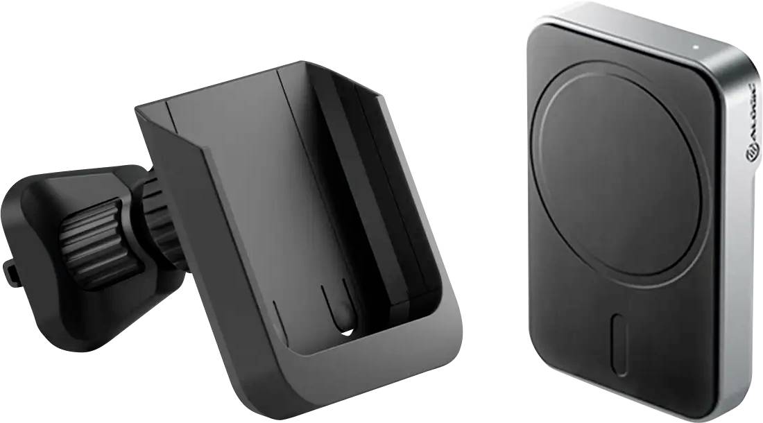 Alogic Induktions-Ladegerät 1.67A Matrix+ Magnetic MSPBCM 5000 mAh Ausgänge Induktionslade-Standard, Apple MagSafe, USB-C® Schwarz