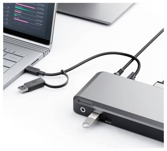 ALOGIC DX2 - Dockingstation - USB-C - 2 x DP