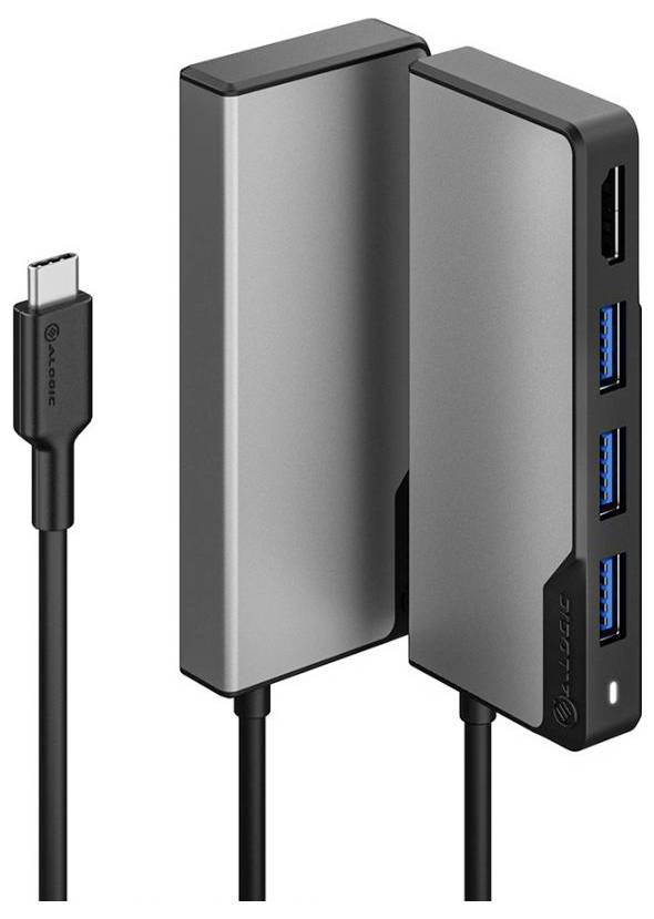 Alogic USB-C Fusion CORE 5-in-1 Hub V2 - Dockingstation