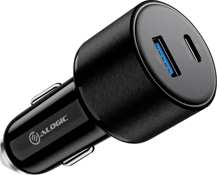 Alogic Rapid Power KFZ-Ladestation 100W USB-A Buchse, USB-C® Buchse KFZ