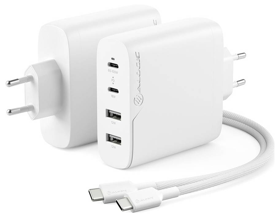 Alogic Rapid Power USB Ladestation 100W USB-C®, USB-A Weiß