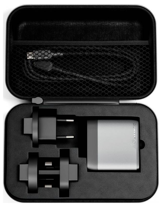 ALOGIC Rapid Power 3X67 - Netzteil - verschiedene Länder - 67 Watt - 1.5 A - PD - 3 Ausgabeanschlussstellen (2 x USB-C,