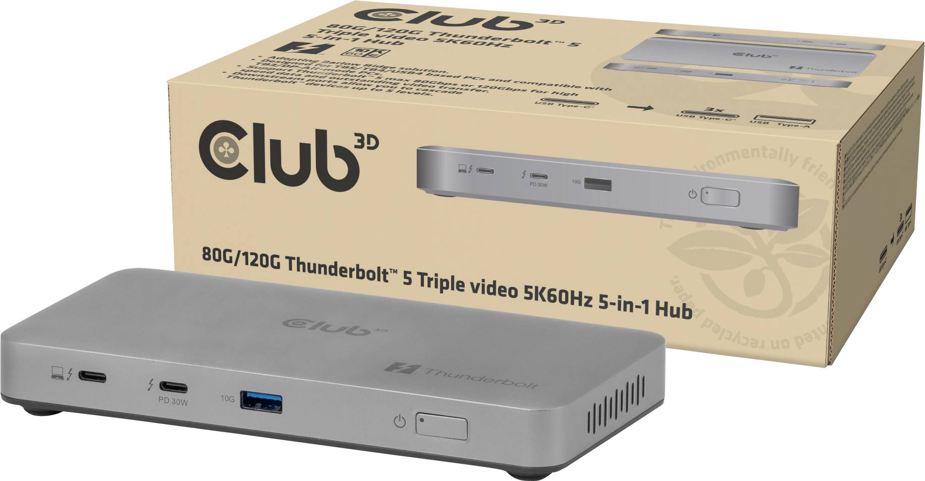 Club3D Anschlusskabel CSV-2563 Netzwerk Adapter