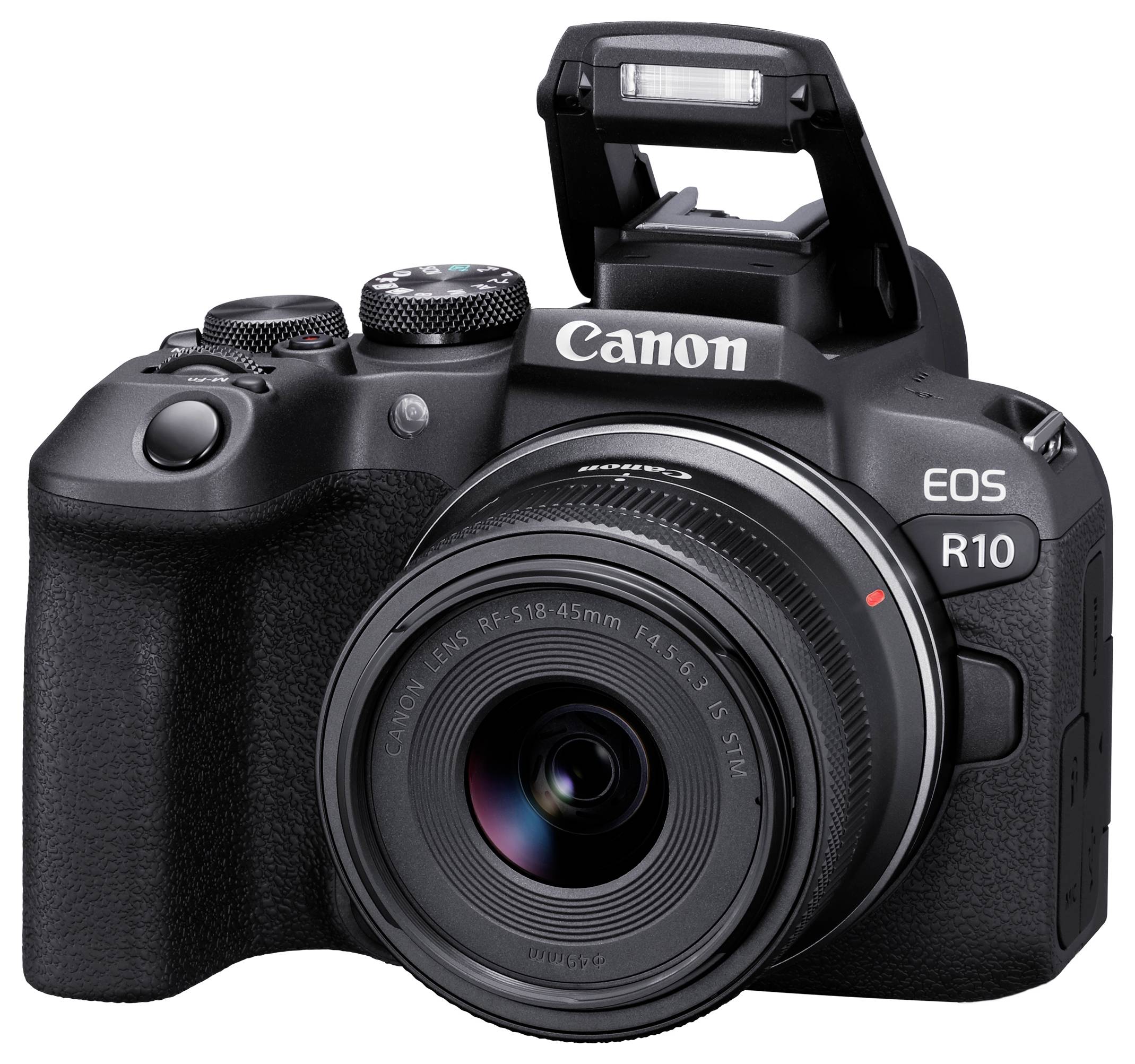 Canon EOS R10 + RF-S 18-45mm F4.5-6.3 IS STM Digitale Spiegelreflexkamera RF-S 18-45 mm 24.2 Megapi