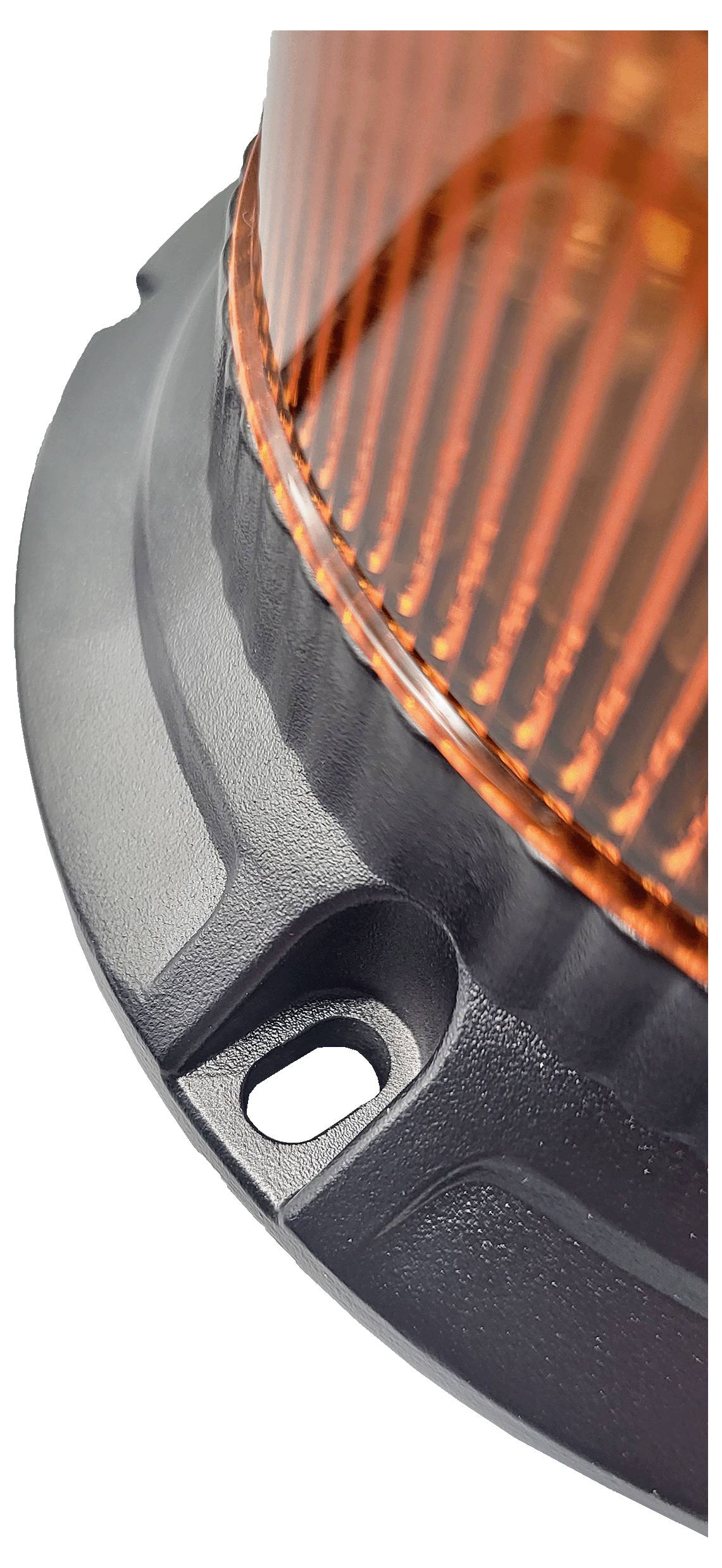 Berger & Schröter Rundumleuchte SM828-HH 12 V über Steckernetzteil Festmontage, Magnetfuß Orange