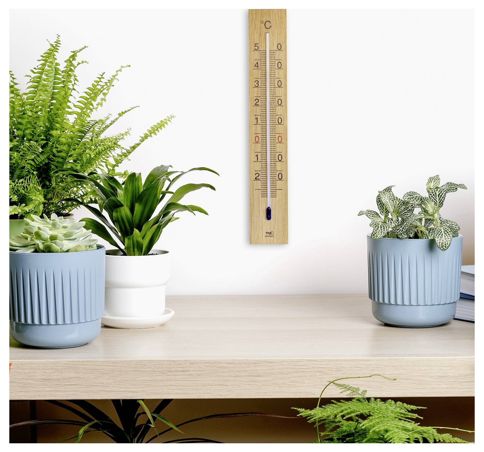 TFA Dostmann Thermometer Eiche 12.1059.01