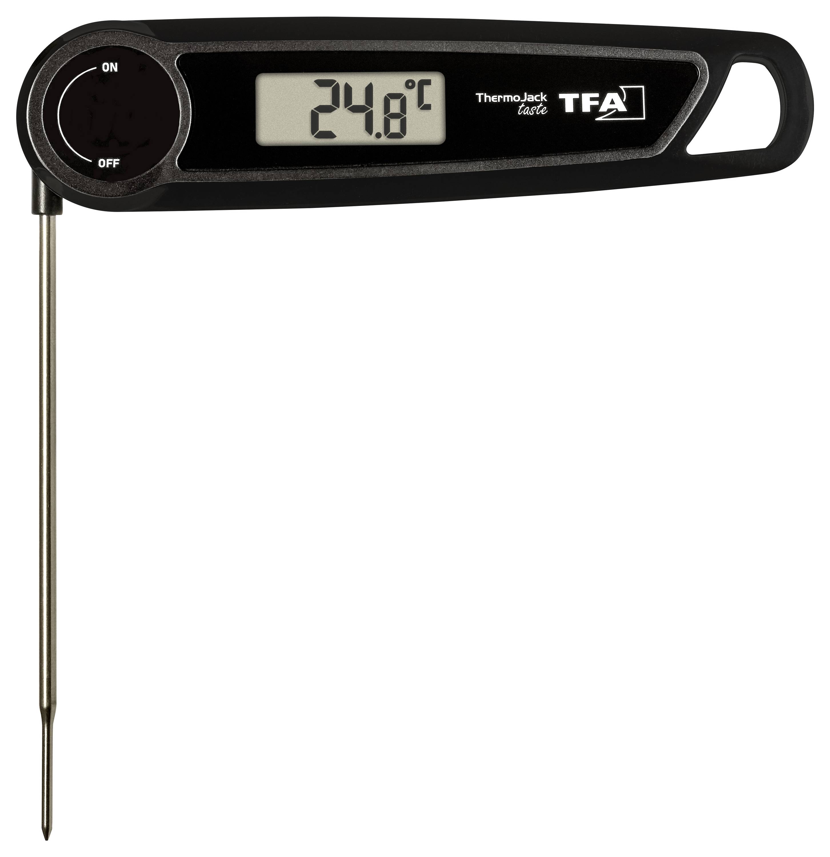 TFA Dostmann THERMO JACK TASTE Grillthermometer Schwarz