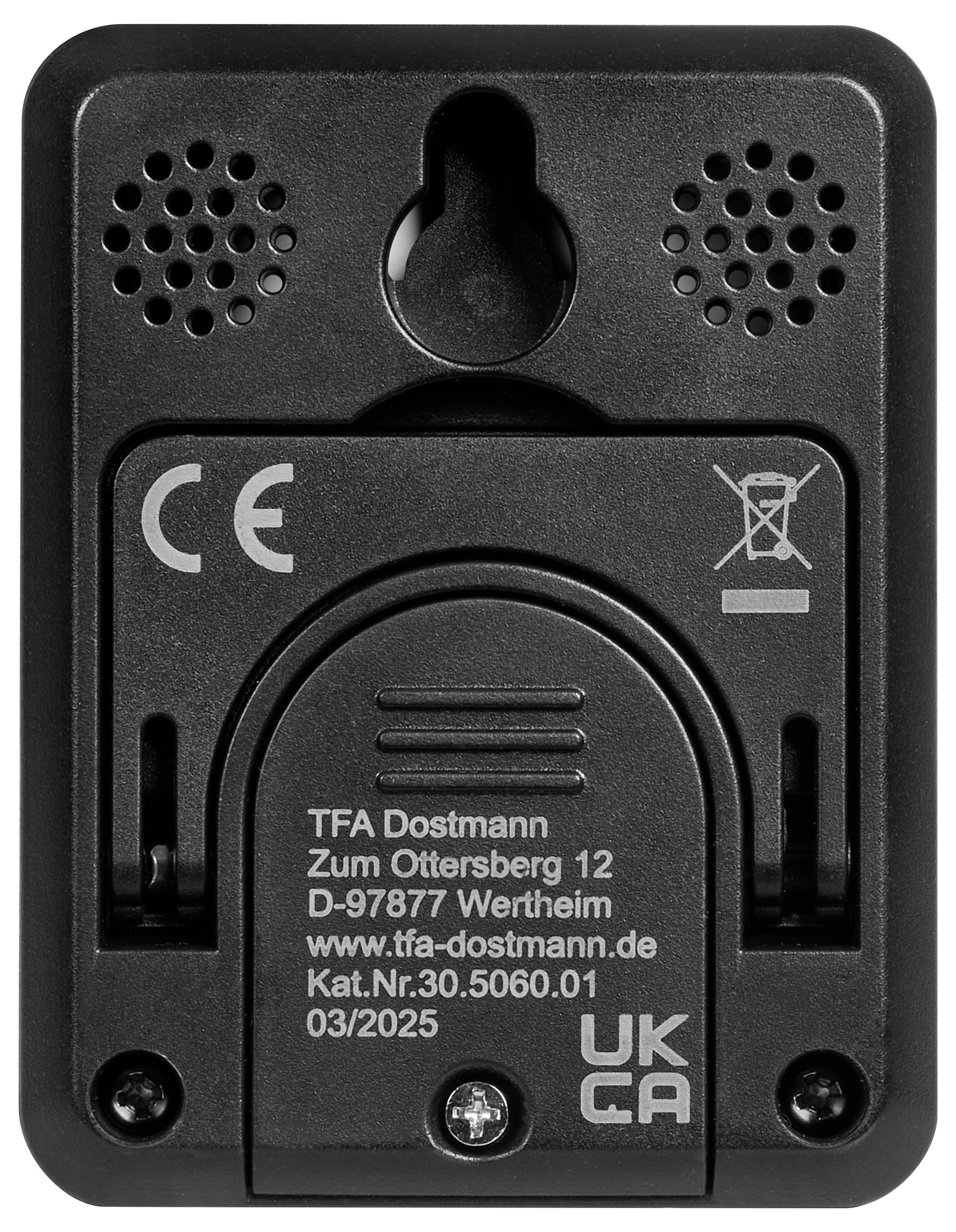 TFA Dostmann Hygrometer Schwarz 30.5060.01