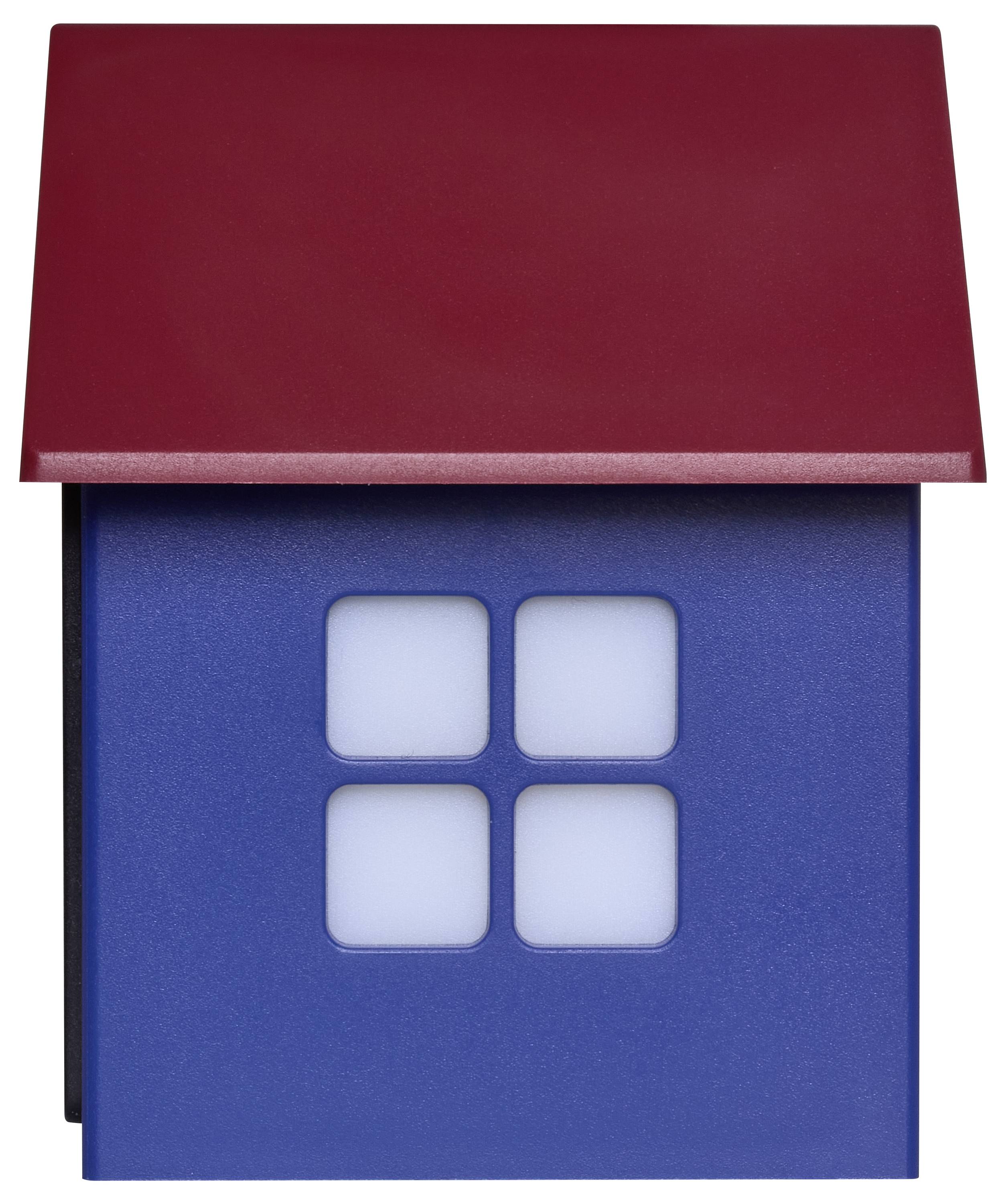 TFA Dostmann 60.2046.06 Quarz Wecker Blau, Rot, Holz Alarmzeiten 1