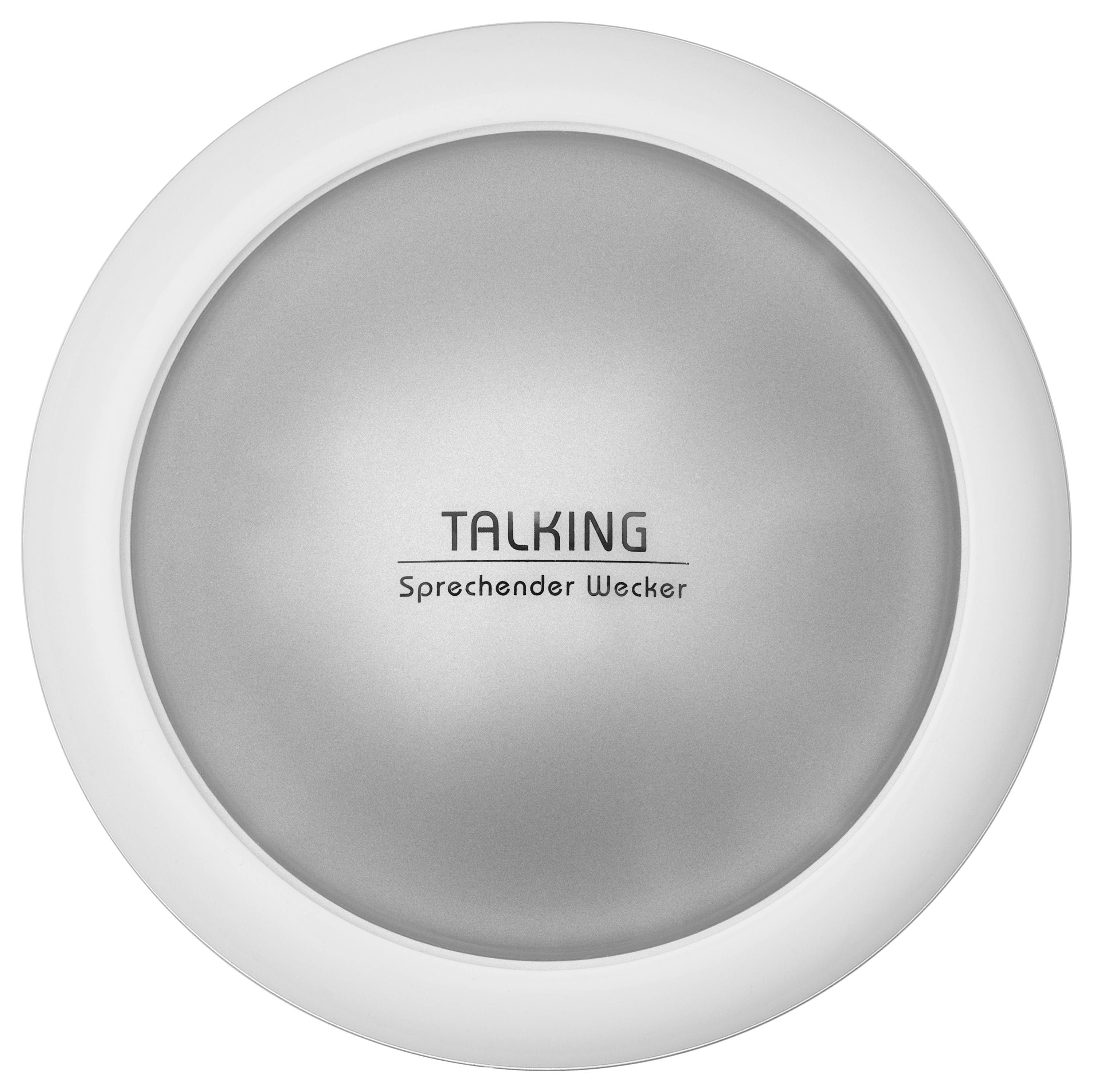 TFA Dostmann 60.2565.54 Funk Wecker Silber Alarmzeiten 1