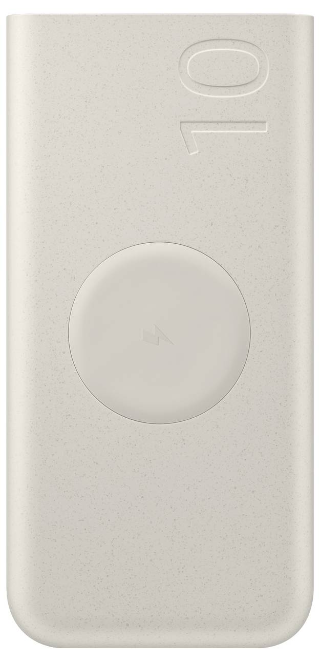 Samsung EB-U2510XUEGEU Powerbank 5000 mAh Qi Wireless Charging Li-Ion USB-C® Beige Statusanzeige