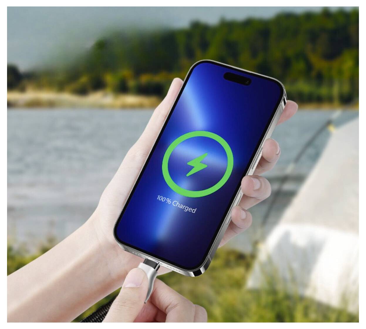 4Smarts USB-C® Haltegurt Schwarz