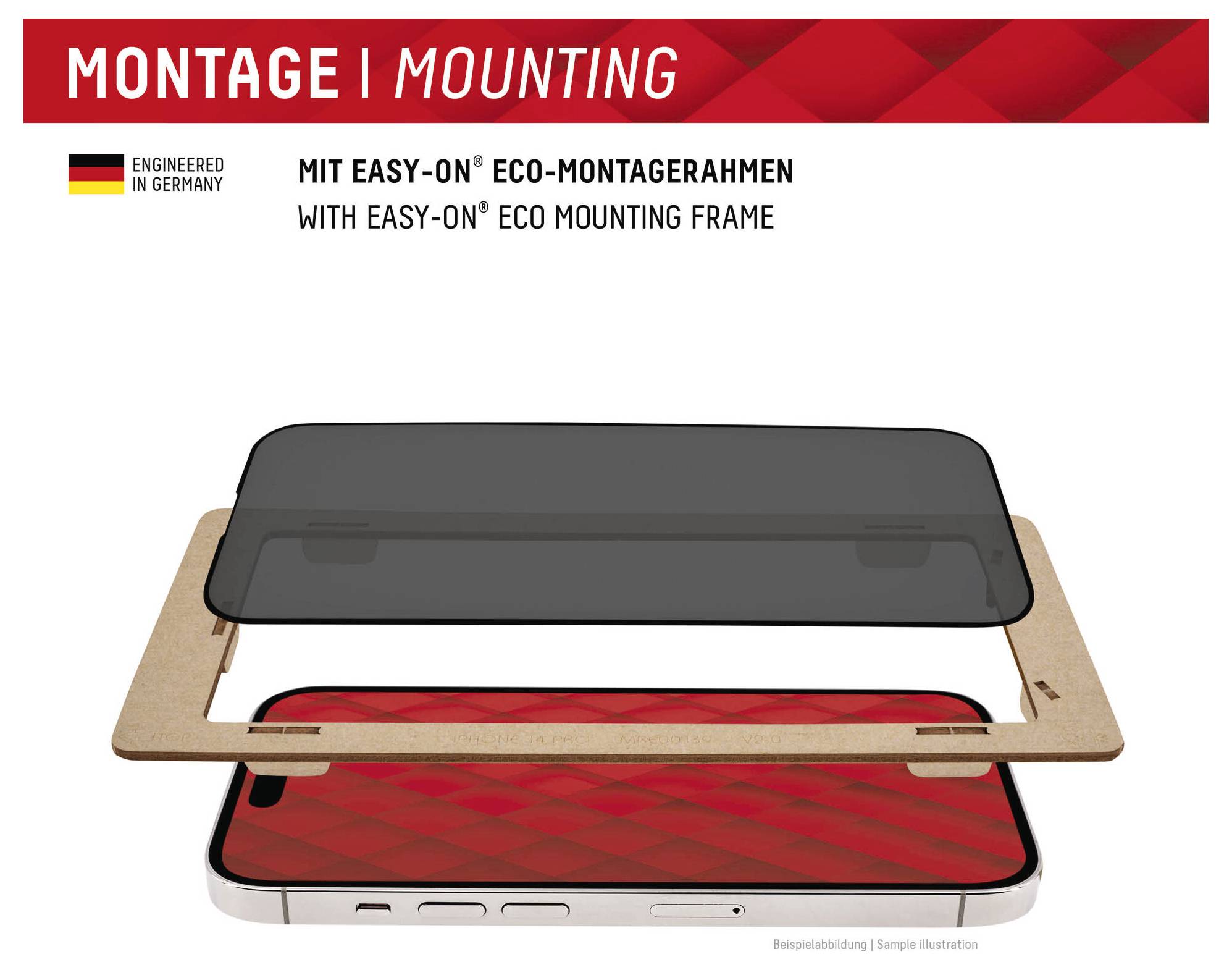 DISPLEX Displayschutzglas mit Blickschutz Samsung Galaxy S25+ 1 St. Anti-Fingerprint 01901