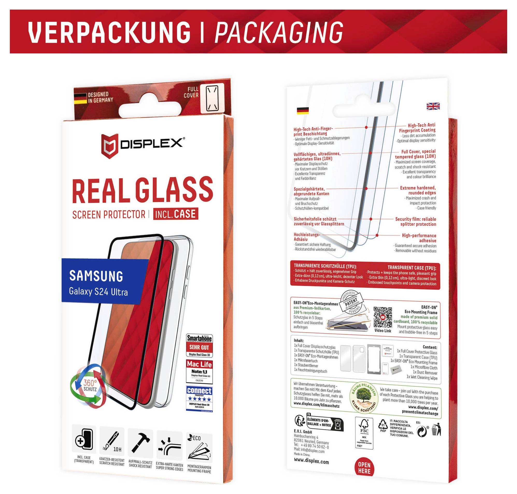 Ein transparantes Computergehäuse mit sichtbaren Komponenten, einschließlich Doppellüftern, einer GeForce RTX Grafikkarte und einem beleuchteten Kühlsystem.