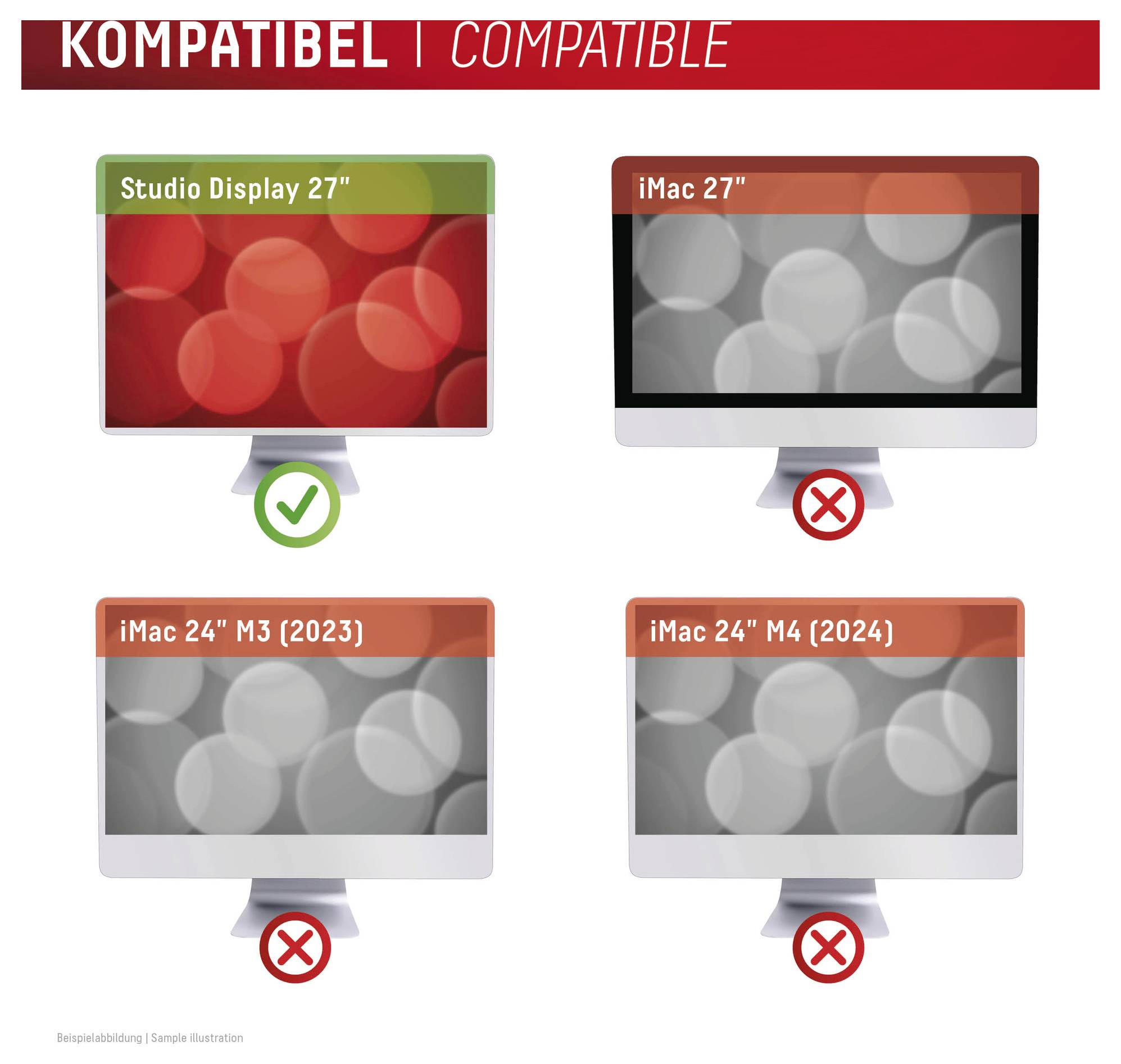 'KOMPATIBEL | COMPATIBLE' Titel. Studio Display 27