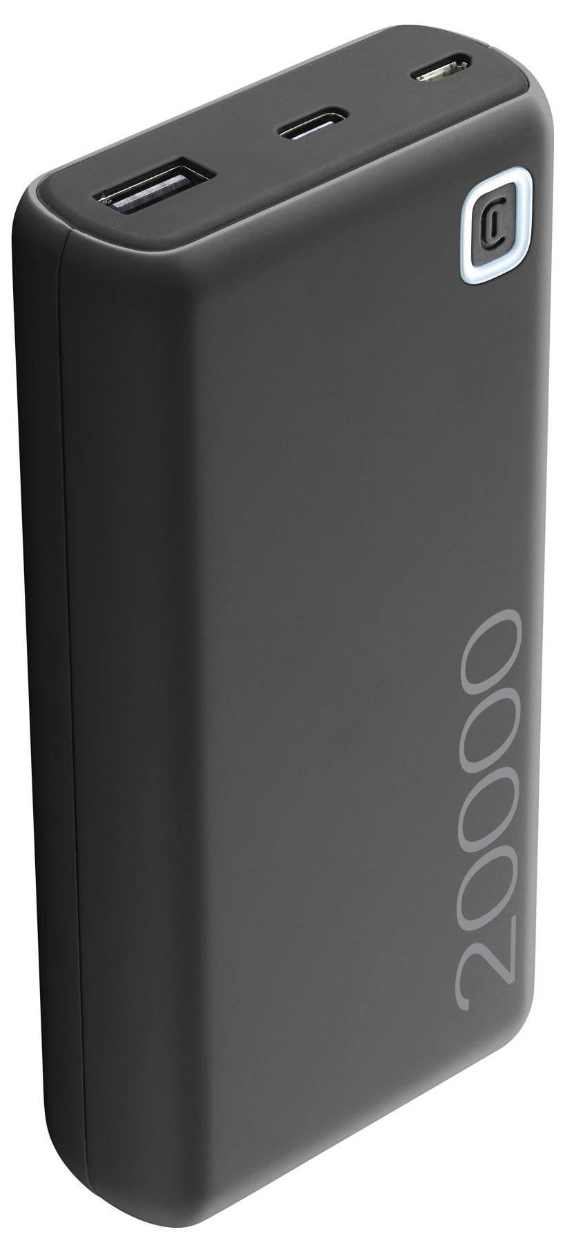 Cellularline Powerbank 20000 mAh LiPo Micro USB, USB-A, USB-C® Schwarz