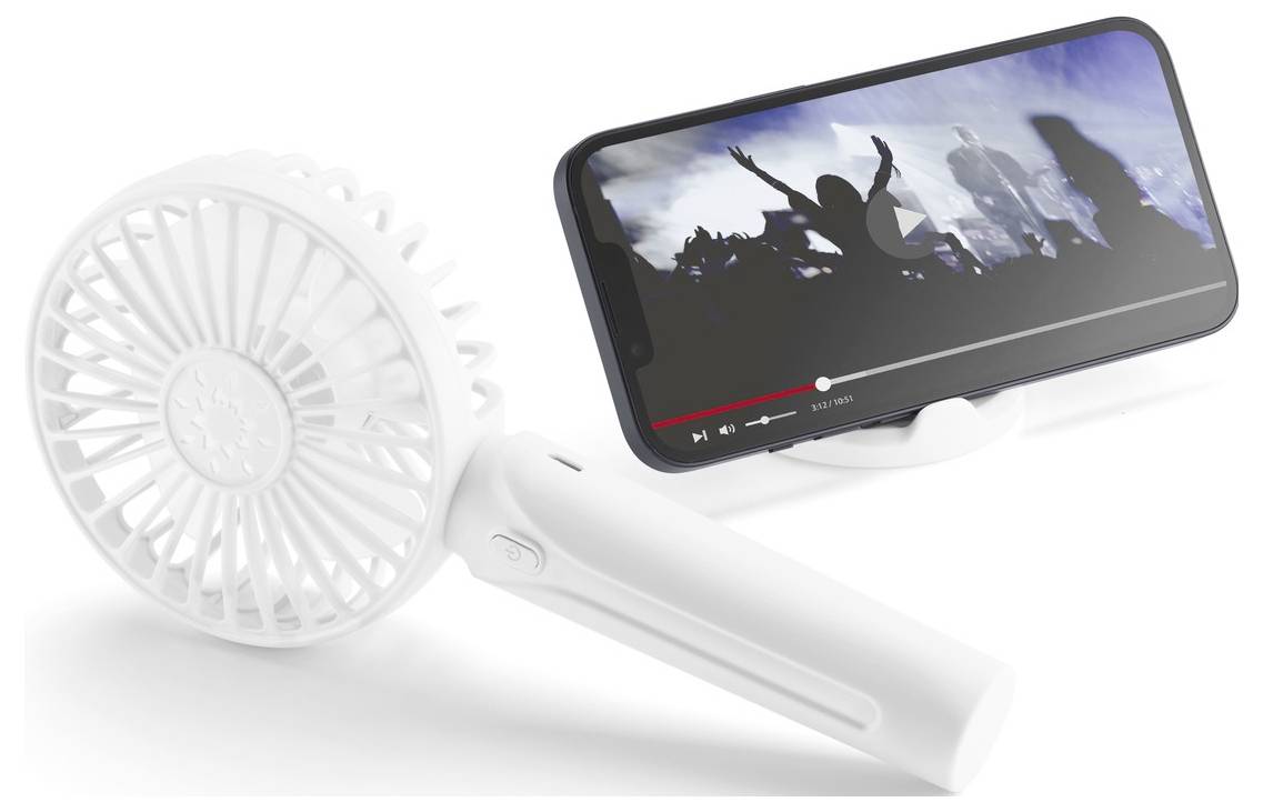 Cellularline Akku-Ventilator Weiß mit Akku