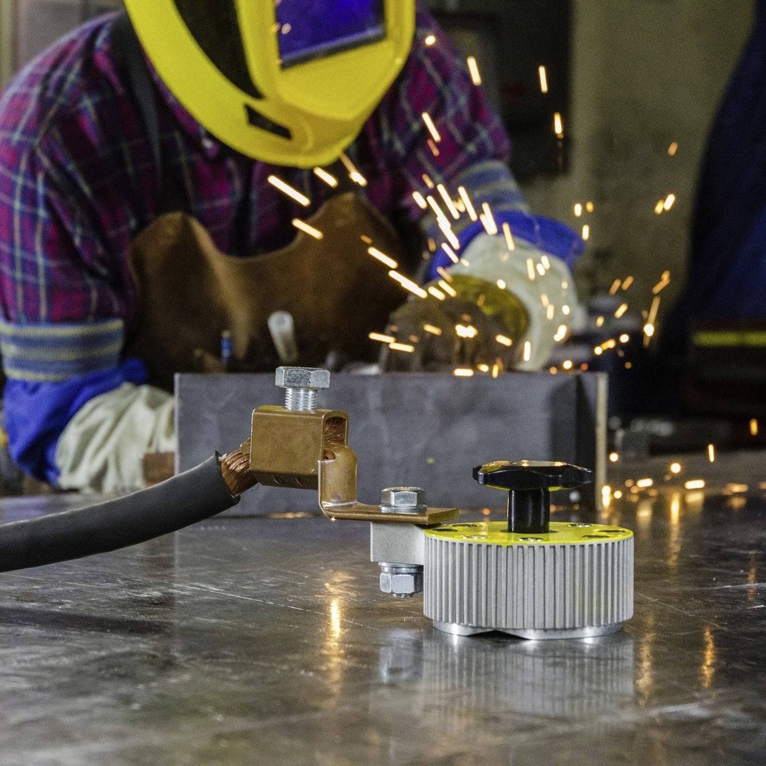 Magswitch 8100747 Magnetischer Schweißerdungsgrundhalter 8100747 Magnetische Masseklemme schaltbar 600 Amp Magnetic Weld