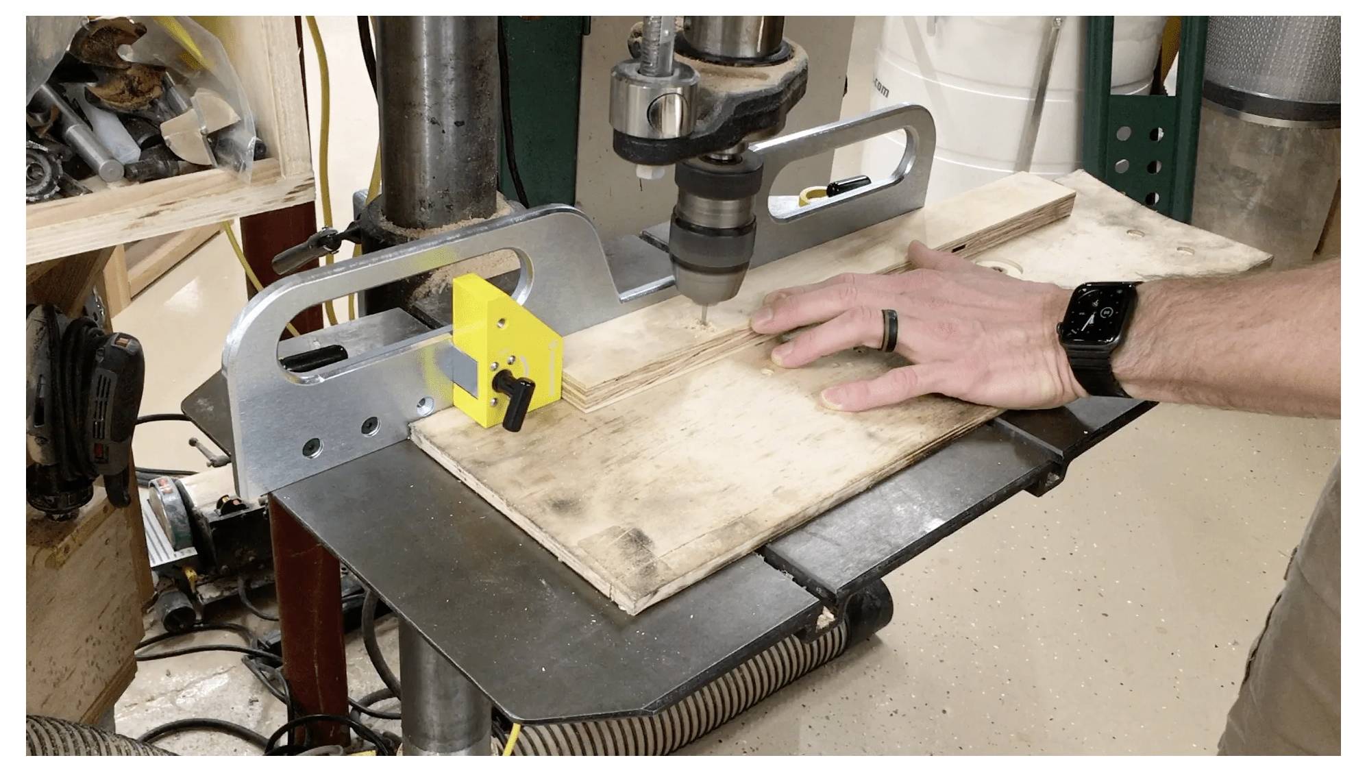 Magswitch 81101371 81101371Bohrvorrichtung Pro für Holz und Metallbearbeitung - 81101371 Magnetischer Anschlag Magnetischer Ansch