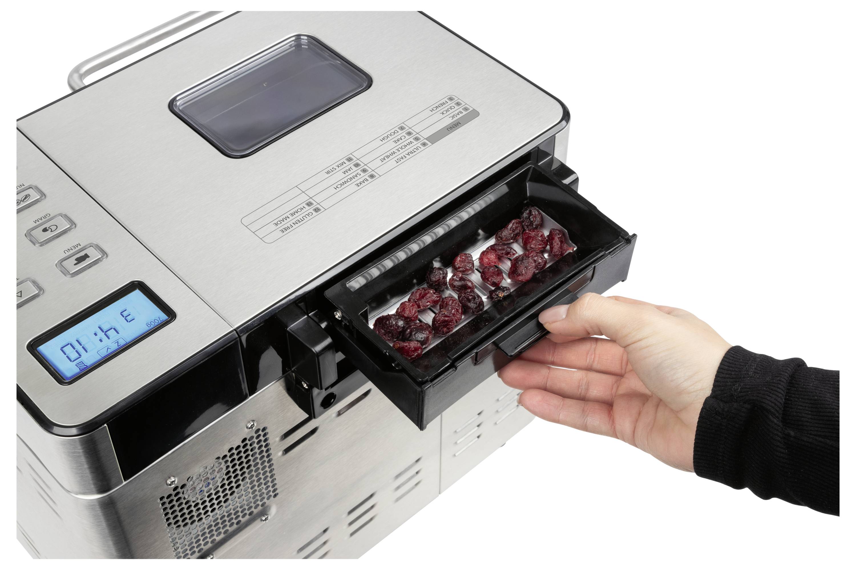 Profi Cook PC-BBA 1282 inox Brotbackautomat Antihaftbeschichtung, Timerfunktion 3.1l Edelstahl