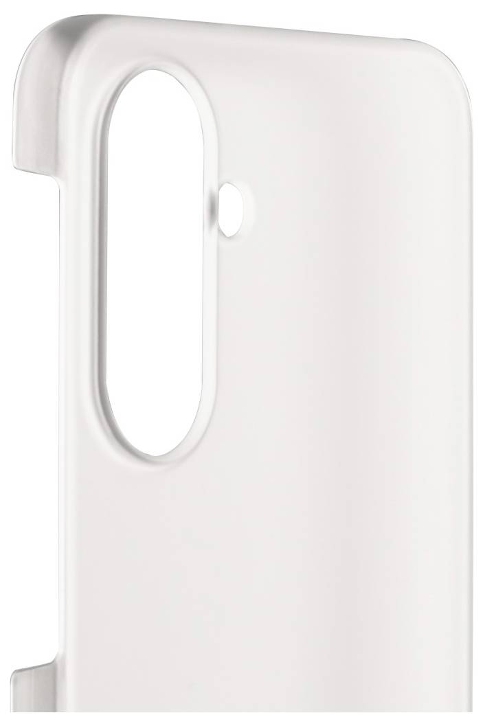 Eine transparente, weiche Smartphone-Hülle mit Aussparungen für Kamera und Blitz, die ihr schlankes Design und die Schutzfunktionen zur Geltung bringt.