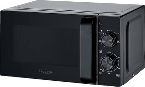 Severin 7790 Mikrowelle Schwarz, Edelstahl Timerfunktion