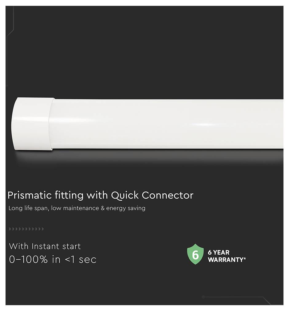 V-TAC SMD LED EEK: F (A - G) Warmweiß 1 St.