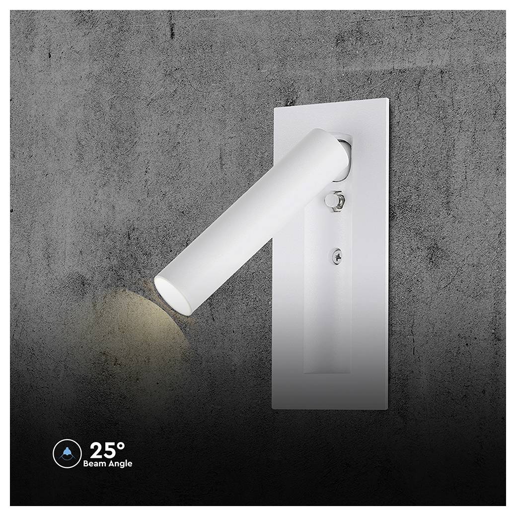 V-TAC 239986 Nachttischlampe 2W Warmweiß EEK: G (A - G)