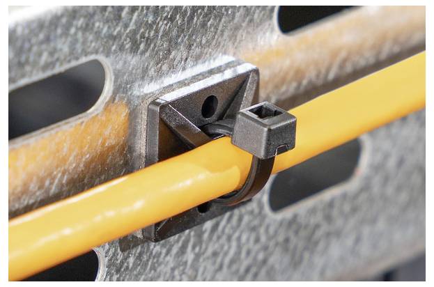 HellermannTyton MAGMB3-PA66/NDFEBR5-BK (25) Befestigungssockel 151-04462 Schwarz 25St.