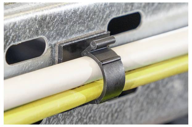 HellermannTyton MAGRA13-PA66/NDFEBR5-BK (15) Kabelclip 151-04465 Bündel-Ø-Bereich 13mm (max) Schwarz 15St.