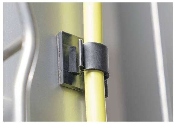 HellermannTyton MAGRA9-PA66/NDFEBR5-BK (25) Kabelclip 151-04467 Bündel-Ø-Bereich 9mm (max) 25St.