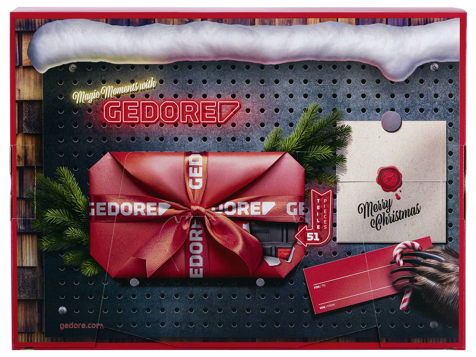 Gedore Adventskalender 2025 Werkzeug Adventskalender Altersklasse Unabhängig