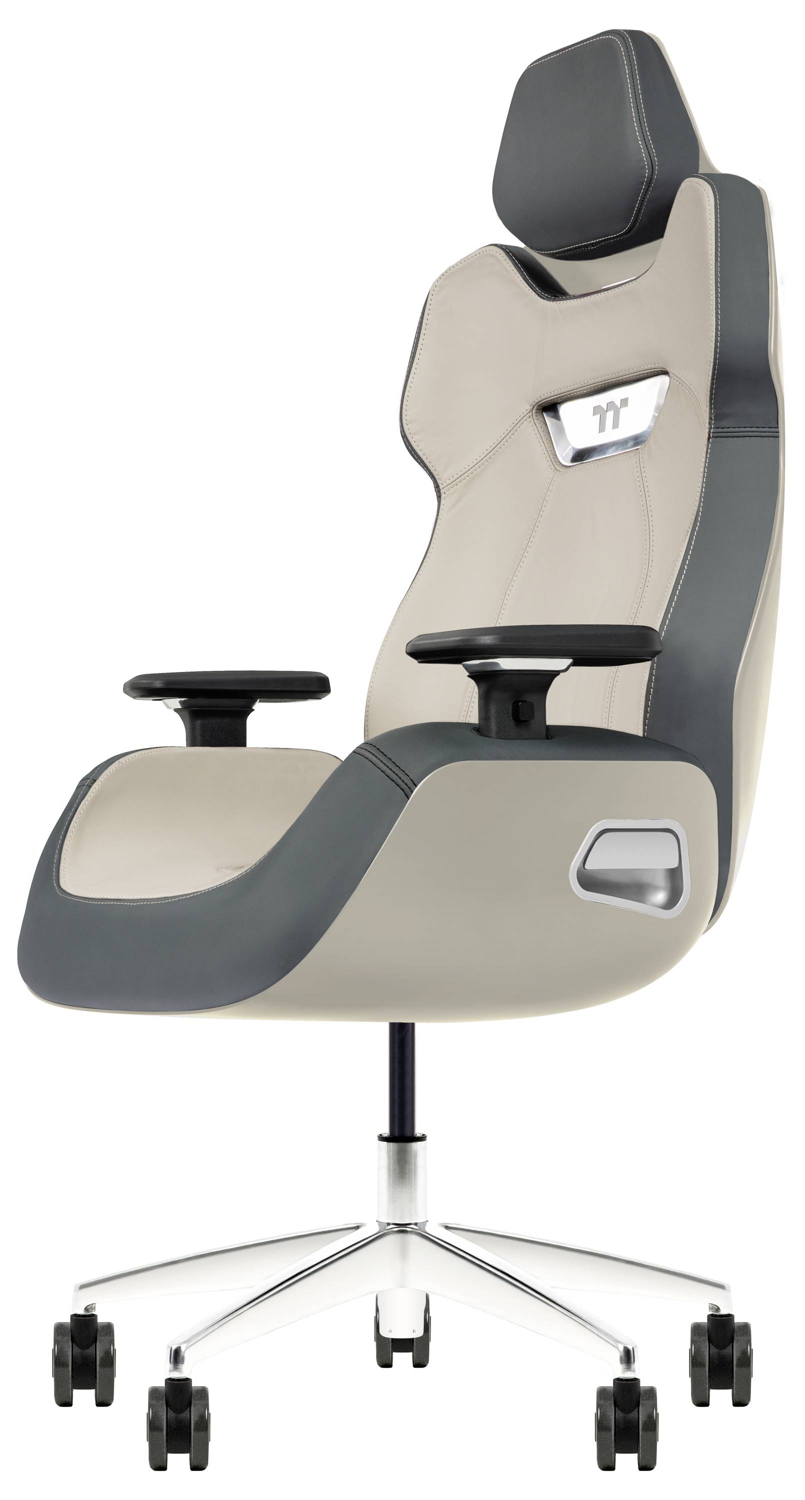 Thermaltake Gaming-Stuhl Glacier white, Slate grey