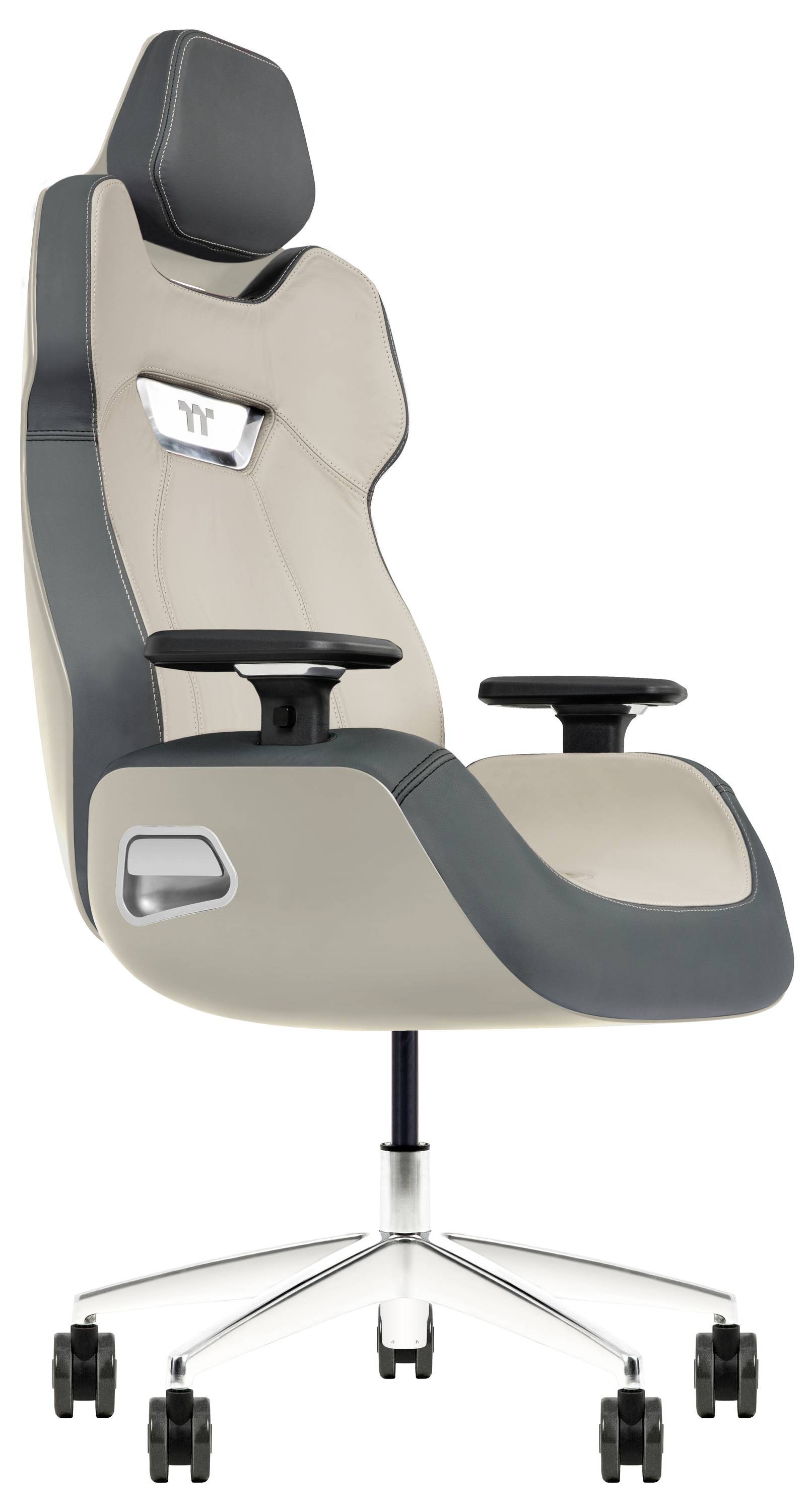 Thermaltake Gaming-Stuhl Glacier white, Slate grey