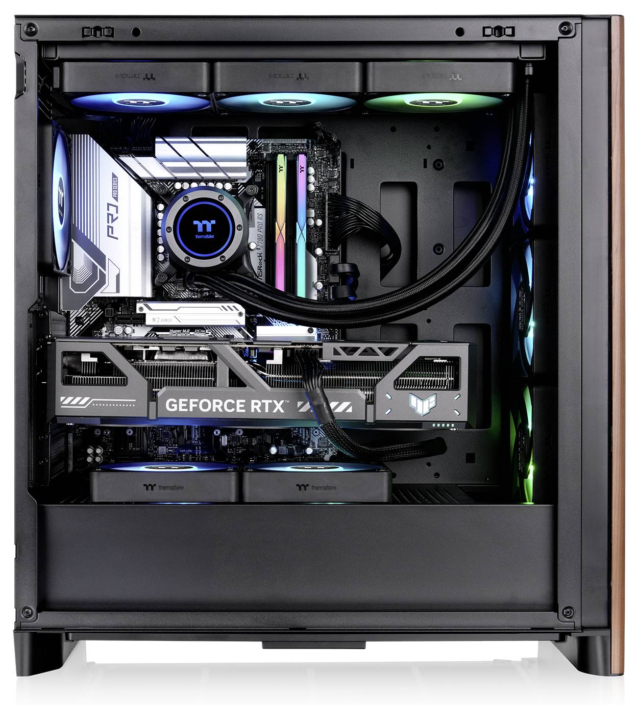 Thermaltake Midi-Tower ATX-Gehäuse Black