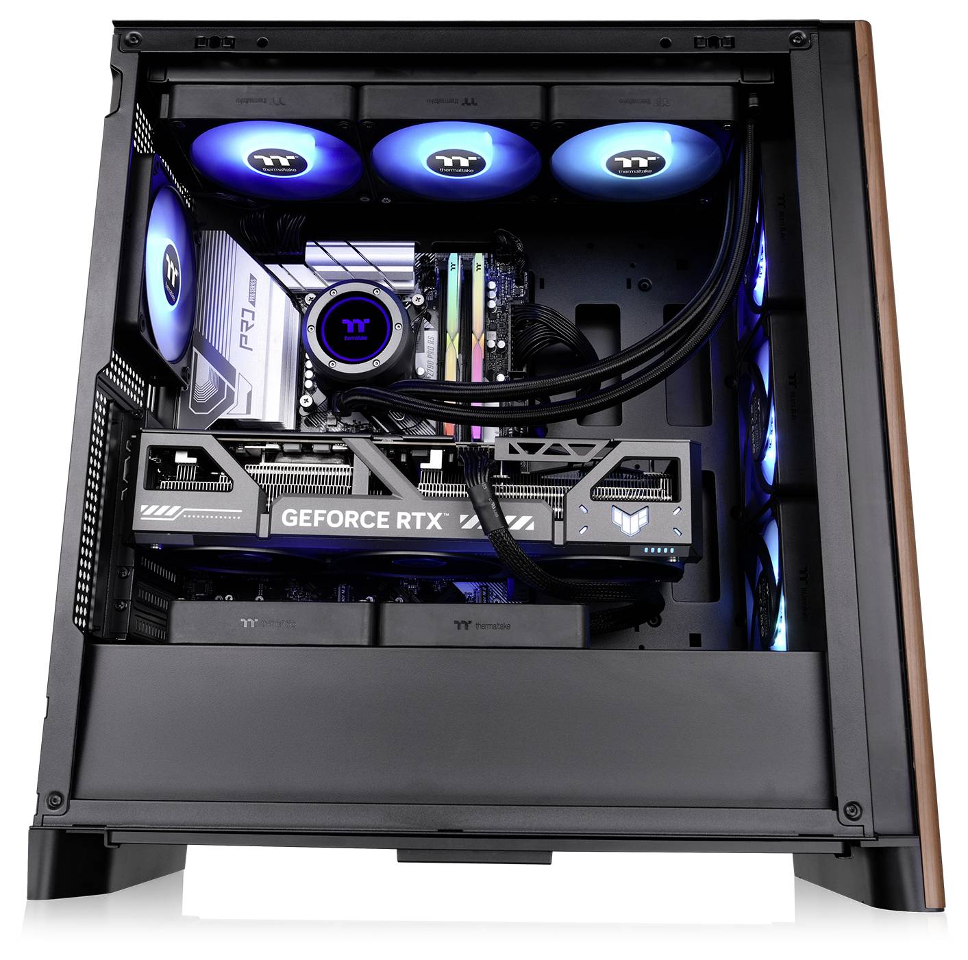 Thermaltake Midi-Tower ATX-Gehäuse Black