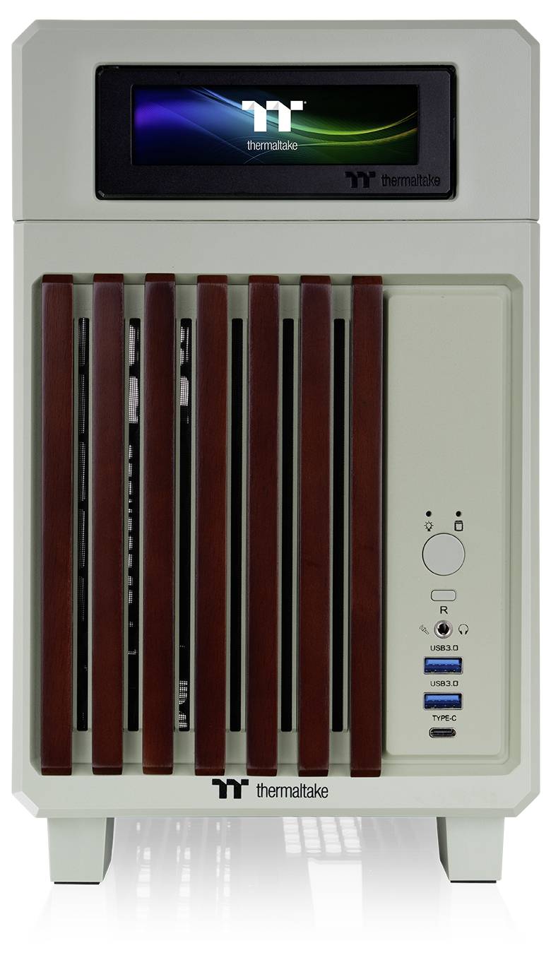 Thermaltake CA-11A-00SENN-WS Mini-Tower PC-Gehäuse Grün (Matcha)