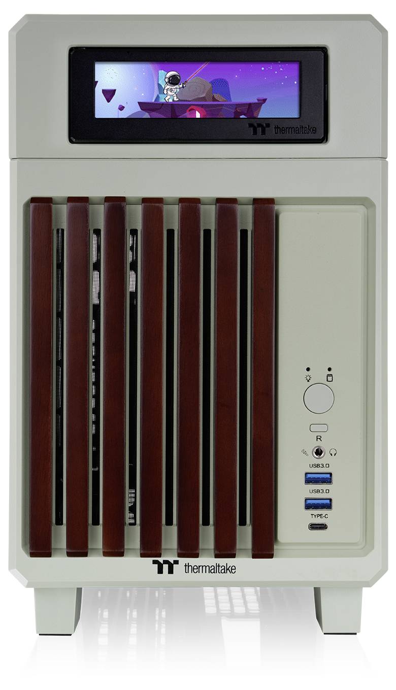 Thermaltake CA-11A-00SENN-WS Mini-Tower PC-Gehäuse Grün (Matcha)