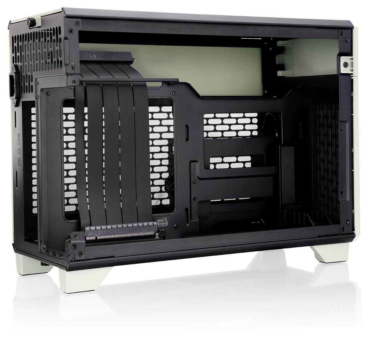 Thermaltake CA-11A-00SENN-WS Mini-Tower PC-Gehäuse Grün (Matcha)