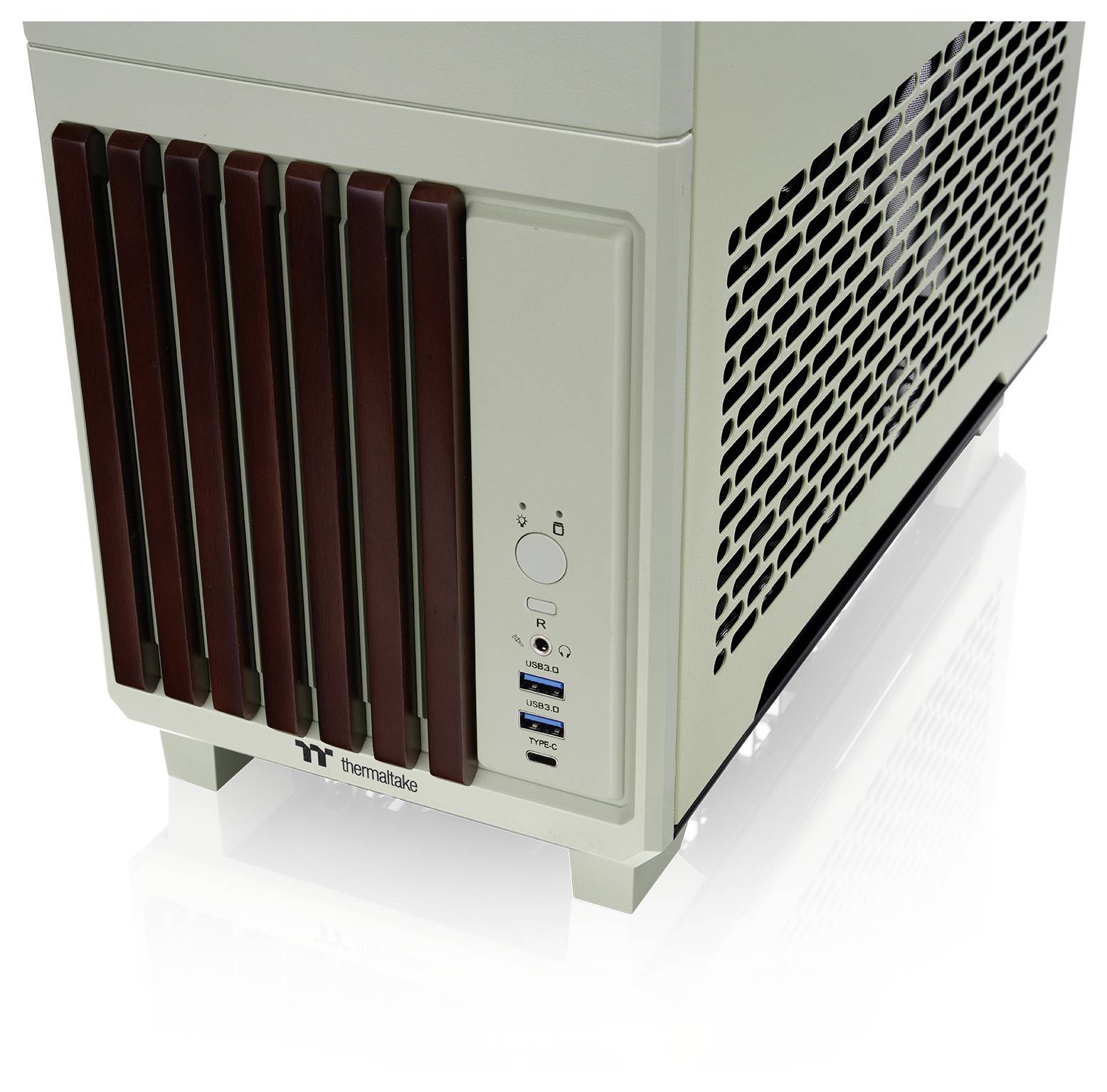 Thermaltake CA-11A-00SENN-WS Mini-Tower PC-Gehäuse Grün (Matcha)