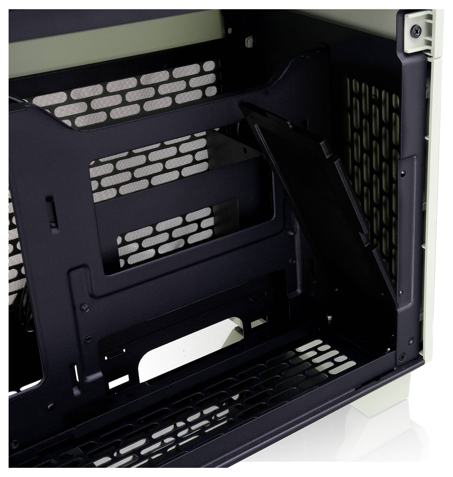 Thermaltake CA-11A-00SENN-WS Mini-Tower PC-Gehäuse Grün (Matcha)