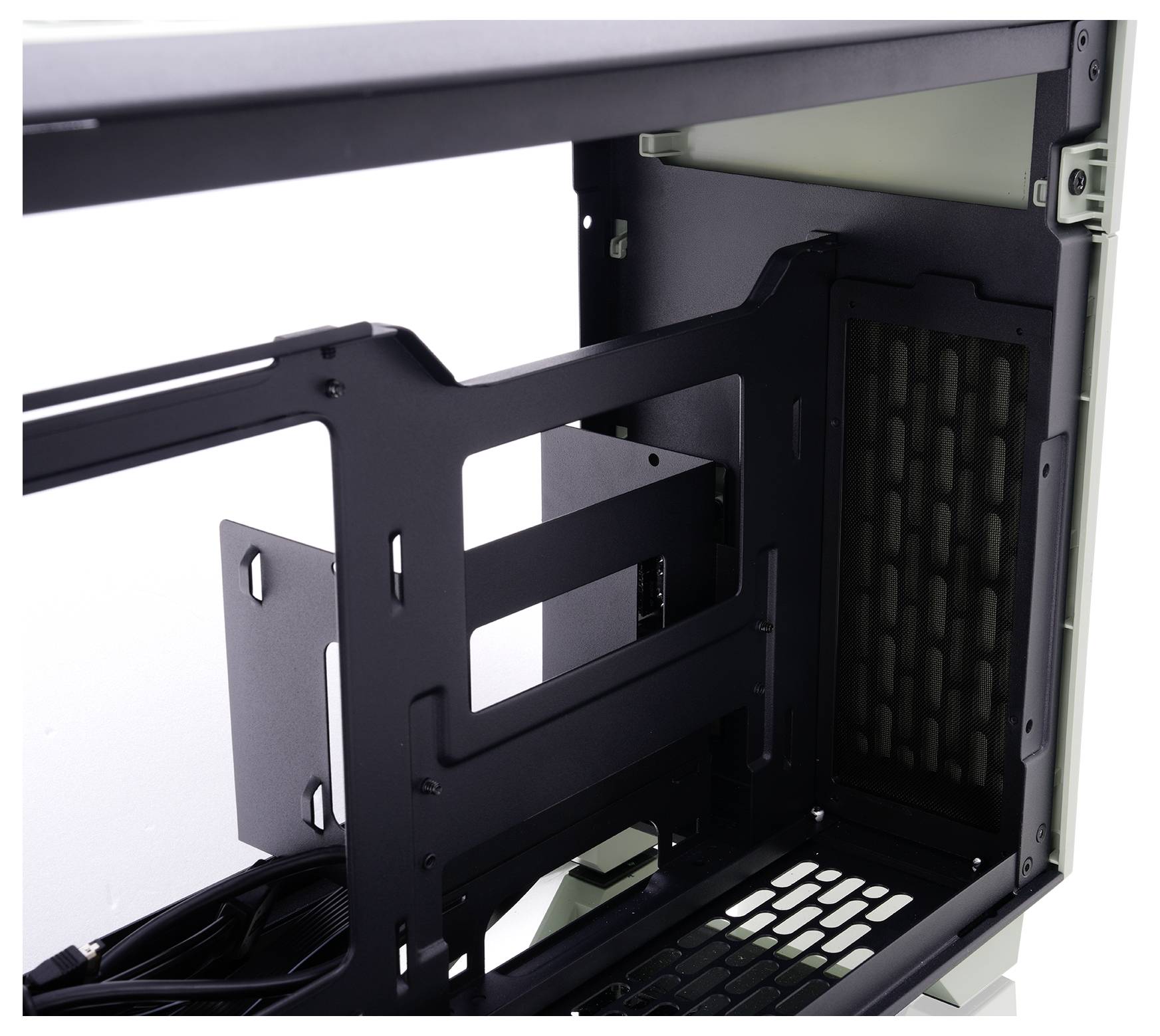 Thermaltake CA-11A-00SENN-WS Mini-Tower PC-Gehäuse Grün (Matcha)